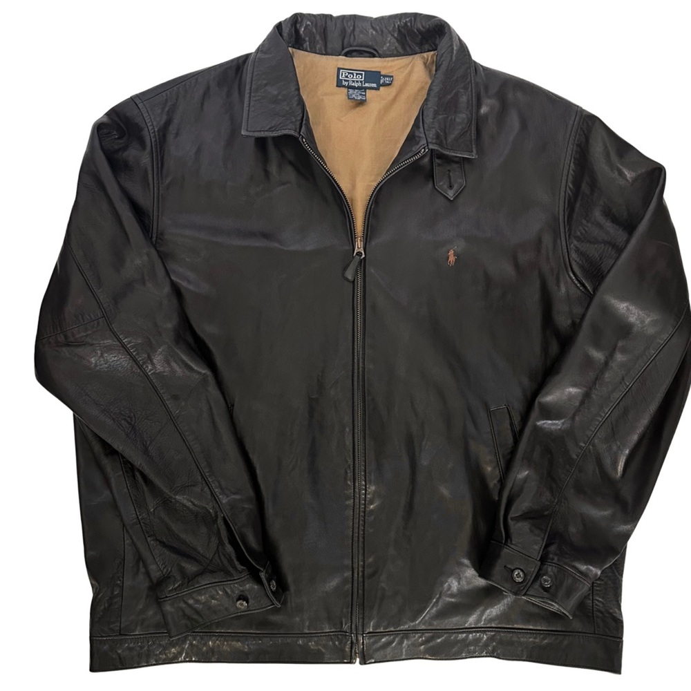 Polo by Ralph Lauren Black Leather Jacket